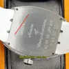 Eternity Gelado Relógios RRF V2 Versão de Upgrade Coleção masculina V45 SC DT Automática Mecânica Mens Relógio Rosa Gold Big Dial Dial T-Diamonds Couro