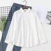 HSA Plaid Shirts Women Long Sleeve Cardigan Vintage Top White Plaid Checkered Shirt Beautiful Blouse Cute Button Up Oversize 210716