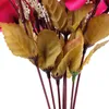 Flores decorativas grinaldas 1 buquê 7 garfos 14 cabeça simulatio rosa artificial 30cm persa flor de seda festa casamento dia dos namorados deco