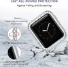 iWatch Protective Covers Cases for Apple Series SE654 Compatible Watch 40MM Bling with Luxury Gorgeous Large Square Crystal Di3531848