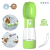Portable Pet Dog Water Bottle For Small Large Dogs Travel Puppy Cat Drinking Bowl Outdoor food Dispenser Feeder Product 210615
