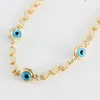 Fashionable Men and Women 18K Gold Evil Eye Jewelry Bracelet Islamic Muslim Daily Gathering Events Jewelry Accessories Gifts Unfad5745107