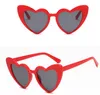 إطارات الأزياء الحب القلب القط العين النظارات النساء العلامة التجارية مصمم خمر التدرج نظارات الشمس الإناث شخصية eyewearuv400