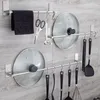 Towel Racks 1PC Stainless Steel Storage Rack Wall Mounted Holder Hanger For Home Bathroom Kitchen 30cm 40cm 55cm