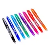 L￶schbaren Stift Pens Kugelschreiber Highlighter Color Ink 0.5mm Kugel Nib Gel auf Wasserbasis Feder-Briefpapier WLL740