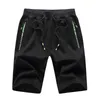 Strand Shorts Male Sweatpants Modig sommar Mäns Strikkad Sport Bomull Casual Shorts Beach 210629