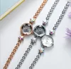 Fashion Bracelet Temperament Womens Watch Creative Crystal Drill Female Watches Contracted Small Dial Star Ladies Wristwatches336F