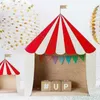 Ganchos Trilhos Prateleira de armazenamento em forma de chalé de circo de madeira Decoração de quarto infantil Prateleira de parede flutuante Exibição Prateleiras suspensas Crianças237k