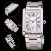 3A Watches 31mm 5200026 Extra Large A2813 Automatic Mens Watch Black Dial Roma Mark Blue Hands Rose Gold Steel Bracelet Wristwatches Hello_Watch 8 Color