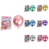 50 sztuk 10 cal Metalowe balony Lateksowe Grube Chrome Glossy Metal Pearl Balloon Globs for Party Decor