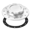 PQY - Billet Aluminum Fuel Cell / Surge Tank Cap with 12 bolting holes 3'' I.D.Opening For RI fuel cells PQY-SLFCC-01SL