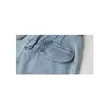 Kadın Denim Şort Pantolon Yüksek Bel Eklenmiş Inci Moda Retro Seksi Mavi Kot Yıkanmış Casual Bar Y2K 210515
