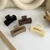 Wholesale 6 Pack Hair Clamps for Women Girls Cream Coffee Color Fashion Hairpins Bath Face Cleaning Hairs Accessories