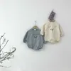 Baby-fille BodySuits Beautiful Vêtements de garde d'effrayage enroulés de fond perdu automne Femme Trésor Vêtements 210701