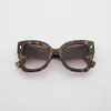 Oversized Cat Eye Solglasögon Kvinnor Lyx Fashion Stor Frame Square Sun Glasögon För Män Retro Trendig Cateye Glasögon 6 Färger 10st Snabbt fartyg