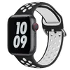 Cinta de silicone para banda de relógio Apple 45mm 41mm 4mm 42mm 40mm 38mm Sports Bracelete respirável para iwatch Series 7 6 5 4 3 Bandas SE