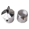 Aluminium Stove-Top Moka Pot Italian Espresso Coffee Maker med filter Cafeteira Expresso Percolator 3Cup 6Cup 9Cup 12Cup 210423218S