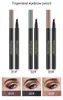 Miss rosa 4 colori 4/3heads impermeabile per sopracciglia a matita tinta cosmetica naturale naturale a lungo eyeliner tatuaggio tatuaggio marrone grigio