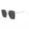 Солнцезащитные очки Mumu для унисекс мода тарелка металлическая комбинация Trend Avant-Garde стиль UV400 объектив