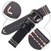 HENGRC Watch Strap 18mm 20mm 22mm 24mm Cowhide Watchbands Women Men Genuine Leather Bracelet Belt Accessories