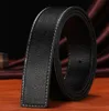 2021 Fashion men male belts mens women casual jeans business gold silver black smooth buckle female belt