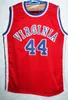 カスタムレトロジョージ＃44 Gervin Virginia Squires College Basketball Jersey All Stitched White Red Black Size S-4XL ANY NAME NUMBER TOS