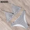 RUUHEE 2020 chaud Triangle Bikini maillot de bain Push Up maillots de bain femmes brésilien Bikini ensemble maillot de bain femme coussinets maillots de bain Biquini Y0820