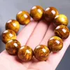 Natural Stone Beads Buddha Strands Bracelet Brown Tiger Eyes Yoga Meditation Braclet For Men Women Hand Jewelry