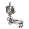 Pneumatisch gereedschap Dubbele kopverwarming en mengvulmachine Semi-automatische zuigervuller voor bottelapparatuur voor plakmateriaalmateriaal