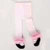 Leggings Tights Autumn Winter Baby Cute Lace Bows Girl Clothes Cotton Born 036M Girls Pantyhose Stockings9206029