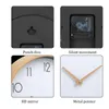 벽시계 북유럽 무음 나무 곡물 시계 현대 디자인 12 인치 석영 거실 Horloge Reloj de pared 장식 액세서리