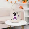 ハロウィーンキャンディトートバッグカボチャシュガーバケツ子供用ハンドバスケット装飾アイテム24 * 23cmパーティー用品12スタイルDIY GYL04