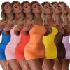 Mode Zomer Womens Jurken Mouwloze Strapless Bodycon Mini Jurk Boven Knie One Stuk Set Party Avond Clubdress Backless Women Clothes 6610