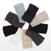 2022 Novas Hairbands Colorido Colorido Crochet Twist Headband Winter Ear Warmer Elastic Hair Faixa de cabelo largo Acessórios