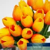 Couronnes de fleurs décoratives 10 pièces tulipes artificielles toucher réel artificiales para decora mini tulipe pour la décoration de mariage à la maison fleurs1 expert des prix d'usine
