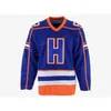 Nikivip goedkoop aangepaste groothandel #69 Doug Glatt hockey jersey heren allemaal gestikt blauw maat 2xs-3xl 4xl 5xl 6xl elke naam nummertruiens