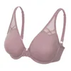 Kvinnors Non Padded Seamless Underwire Front Stäng BRA Racerback Plus Storlek 32-42 B C D DD E F 211110