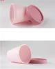 30pcs 200g 핑크 / 블랙 / 화이트 페이스 크림 항아리 냄비 여행 플라스틱 빈 화장품 컨테이너 귀여운 샘플 컨테이너 qty