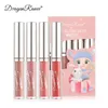 Dragon Ranee Makeup Matte Lip Gloss Set Водостойкий долговечный сексуальный блеск для губ Профессиональная бархатная жидкая помада 4 шт. Set9767611