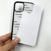 Em branco 2D Casos de Sublimação TPU PC Calor Transferência Telefone Capa para iPhone 12 Mini 11 Pro Max 7 8 Plus X XS XR