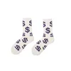 Hip Hop US Dollar Print Bomull Strumpor Kvinnor Män Casual Sock Andningsbar 3 Farter Fashion Hosiery