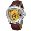 Triângulo Shape Dial Watches Designer Watch Data automática 24 horas Exibir Mecânica Mecânica Macho Relogio WristWatches2226392