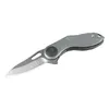 3 lidar com cores mini pequeno EDC Pocket Flipper Faca Dobrável D2 Lâmina de Cetim CNC TC4 Titanium Liga Liga H5375