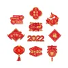 2022 Festival du printemps Happy Chinese New Year Party Portes murales suspelles Banner Door Lantern Tiger Tiger Party décorations