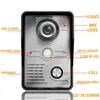 Téléphones de porte vidéo pouces TFT LCD téléphone interphone visuel système de haut-parleur 2 moniteur 1 caméra IR extérieure étanche