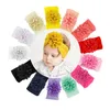 Accessoires pour cheveux, bandeaux à fleurs pour bébé, à pois, en Nylon, couvre-chef de princesse, bandeaux pour tout-petits