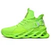 Toptan 2021 Yüksek Kalite Spor Koşu Ayakkabıları Erkek Bayan Üçlü Yeşil Tüm Turuncu Rahat Nefes Açık Sneakers Büyük Boy 39-46 Y-9016
