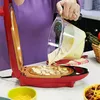 Röd kopparelektrisk pizza pan 5 minuter kökskock kock non stick koppar spis Holloware TV -produkter1313185219p