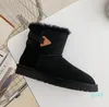 Kvinnor designer stövlar knä fotled halv päls boot designers bomull tyg skor mode sko vinter fall EU: 35-40 6352