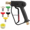 Cleaning Water Gun with 5 Quick Connect High Pressure For Karcher/Nilfisk 4000PSI Color Nozzle Kit for Car